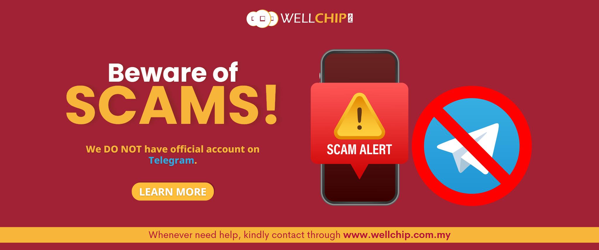 Scam Alert - Kedai Pajak Well Chip